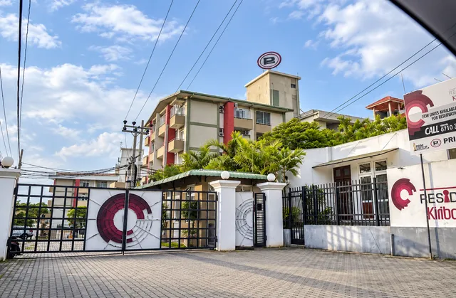 Street entrance to Prime Residencies in Kiribathgoda